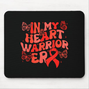 In My Heart Warrior Era Herzkrankheit Bewusstseins Mousepad