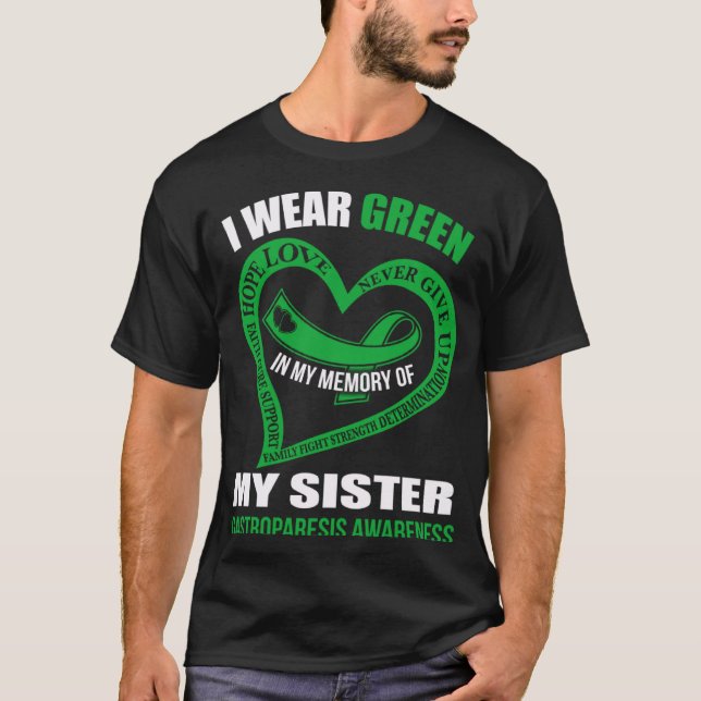 In my memory of my sister GASTROPARESIS AWARENESS T-Shirt (Vorderseite)