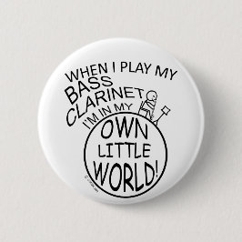 In My Own Little World Bass Clarinet Button