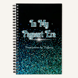 In My Pageant Era | Custom Journal Green Glitter Notizbuch