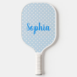 In My Pickleball Era Custom Name Blue Design Schläger
