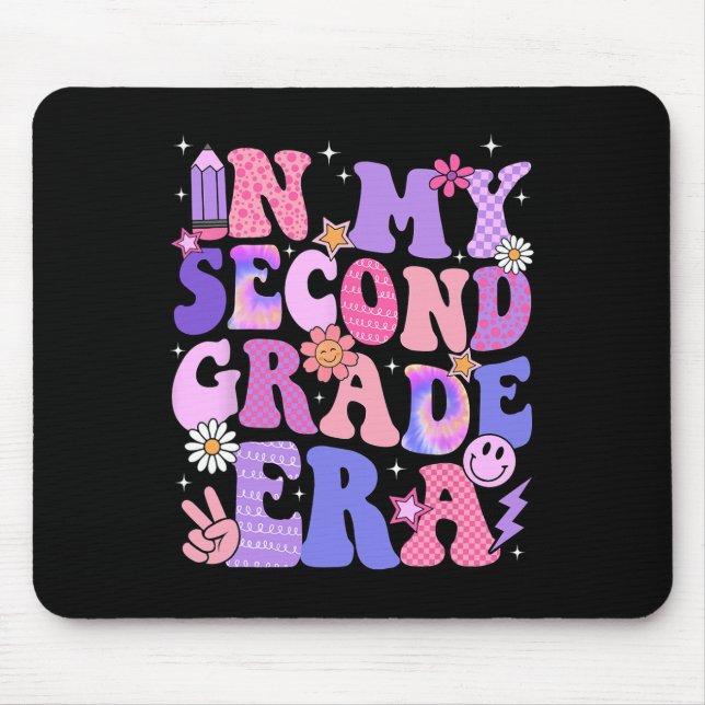 In My Second Grade Era Back To School 2nd Grade Te Mousepad (Vorne)
