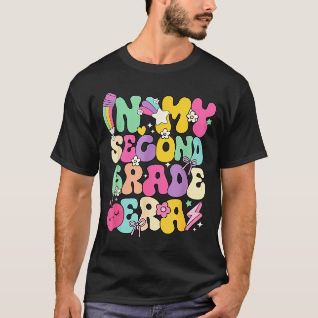 In My Second Grade Era Teachers Women Back To Scho T-Shirt (Vorderseite)