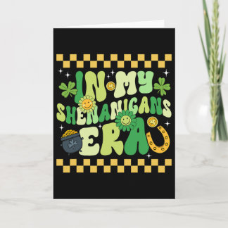 In My Shenanigans Era Irish St. Patricks Day Lucky Karte