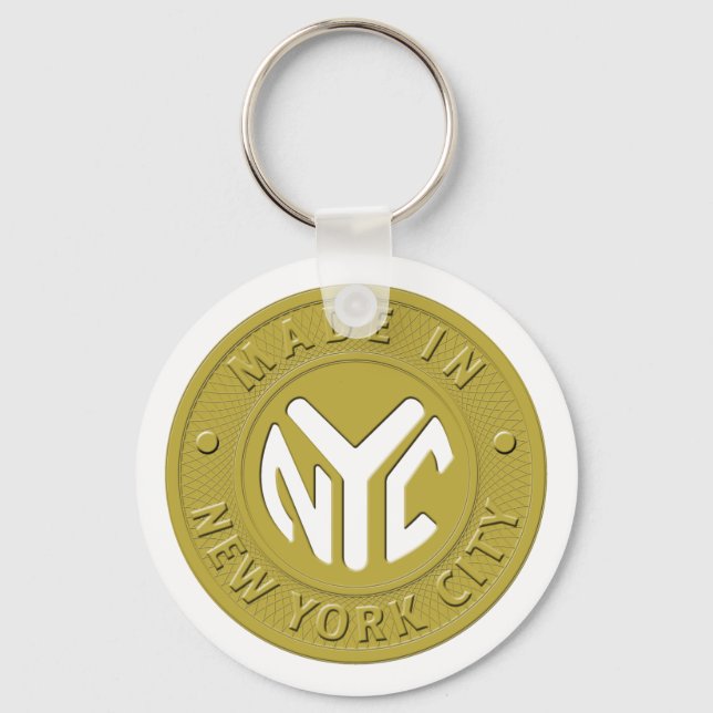 IN NYC-Schlüsselkette hergestellt Schlüsselanhänger (Vorderseite)