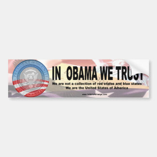 In Obama vertrauen wir Kopie 2 Autoaufkleber