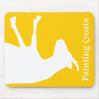 In Ohnmachte fallend Ziege Mousepad