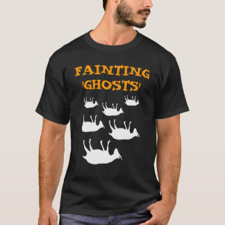 In Ohnmachte fallend Ziegen Halloween T-Shirt