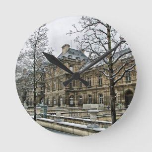 In Paris Runde Wanduhr