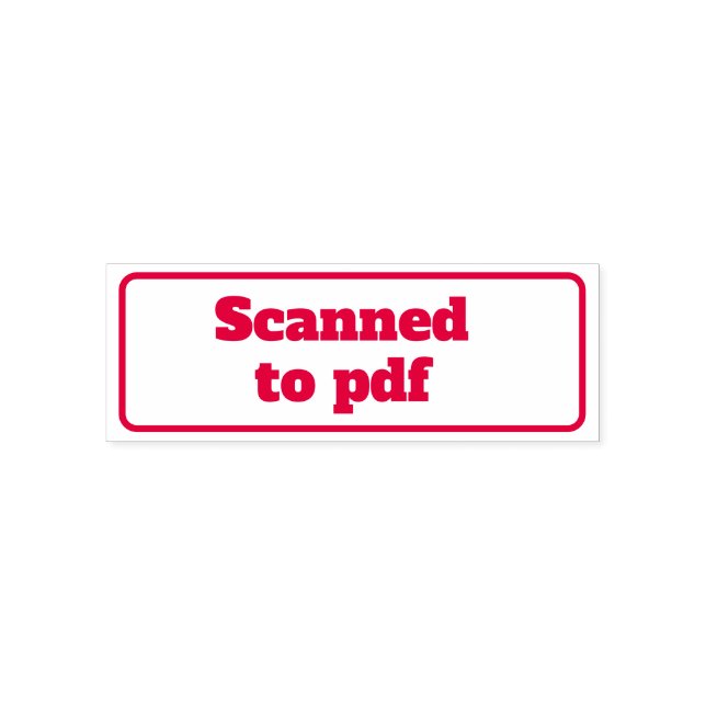 In PDF Business Office-Briefmarke gescannt Permastempel (Design)