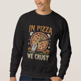 In Pizza kriegen wir unscharfe Halloween-Gespenste Sweatshirt