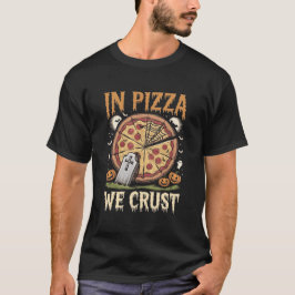 In Pizza kriegen wir unscharfe Halloween-Gespenste T-Shirt
