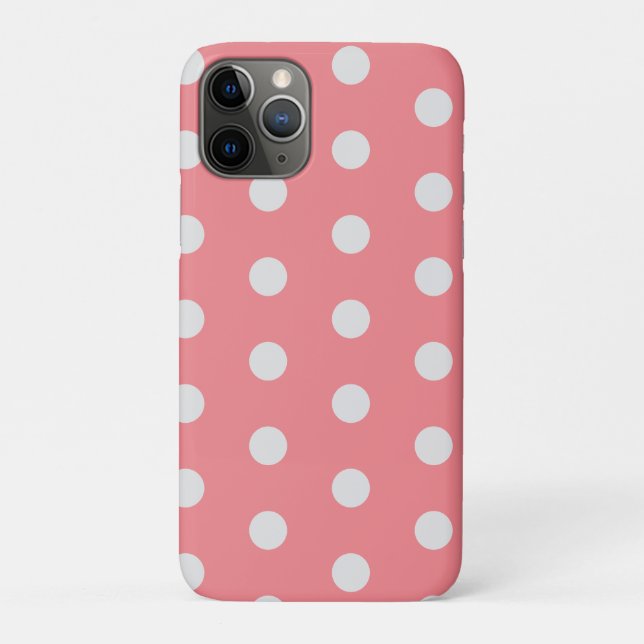 in Polka-Punkten. Case-Mate iPhone Hülle (Rückseite)