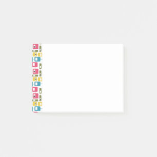 in post-it klebezettel