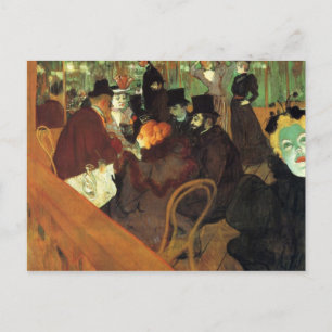 In Rouge von Toulouse-Lautrec Postkarte
