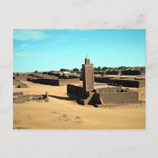In Salah Oasis, der wärmsten in der Sahara, Algeri Postkarte