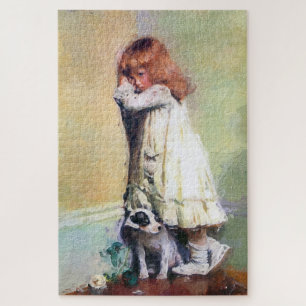 in Schande Vintage Ölgemälde