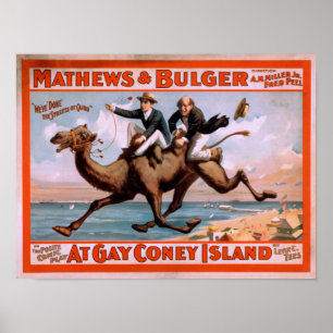 "In schwulen Coney Island" Musical Comedy Poster #