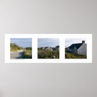 In Sconset, Nantucket, Massachusetts Triptych