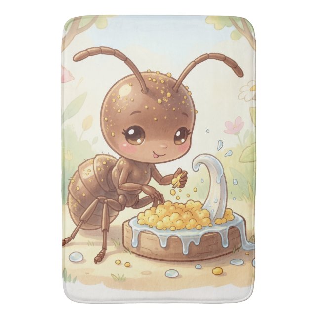 In Search of Blossom Gold.2 Badematte (Vorderseite Vertikal)