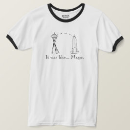 In Seattle schlampig war es wie das Ringer-T-Shirt T-Shirt