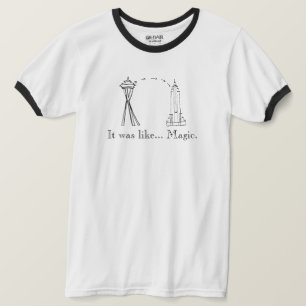 In Seattle schlampig war es wie das Ringer-T-Shirt T-Shirt