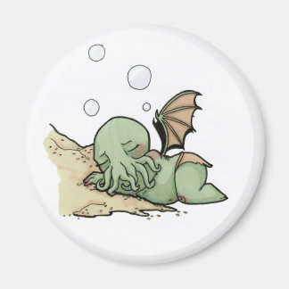 In seinem Haus bei R'lyeh wartet Cthulhu auf Träum Magnet