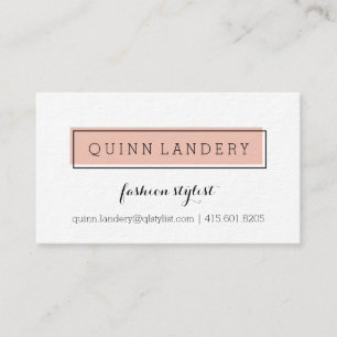 In Style Business Cards Visitenkarte