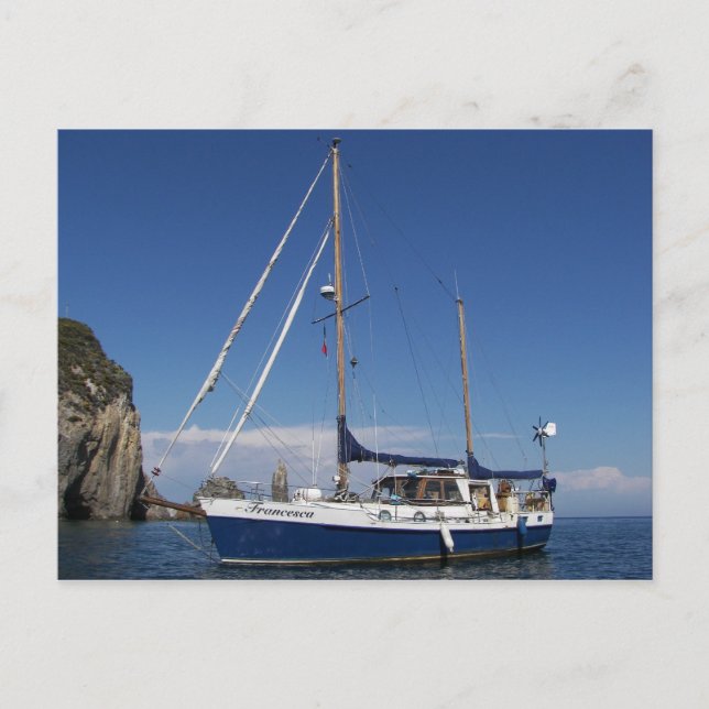 in Süditalien verankert Postkarte (Vorderseite)