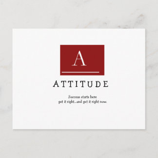 In T T I T U D E Postkarte