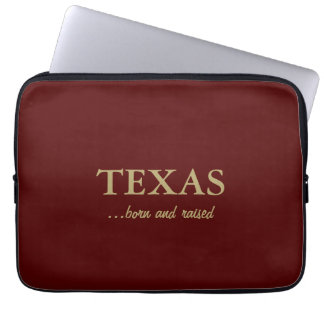 in Texas geboren und aufgewachsen Laptopschutzhülle