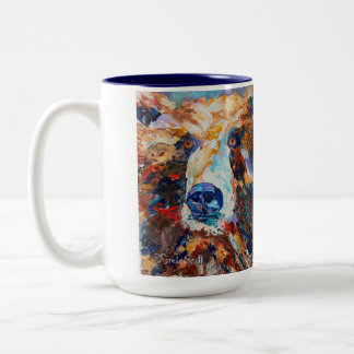 In the Bear's Gaze 15oz. coffee mug Zweifarbige Tasse