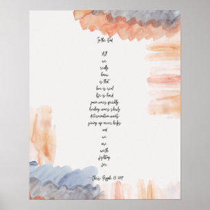 "In the End" Poster