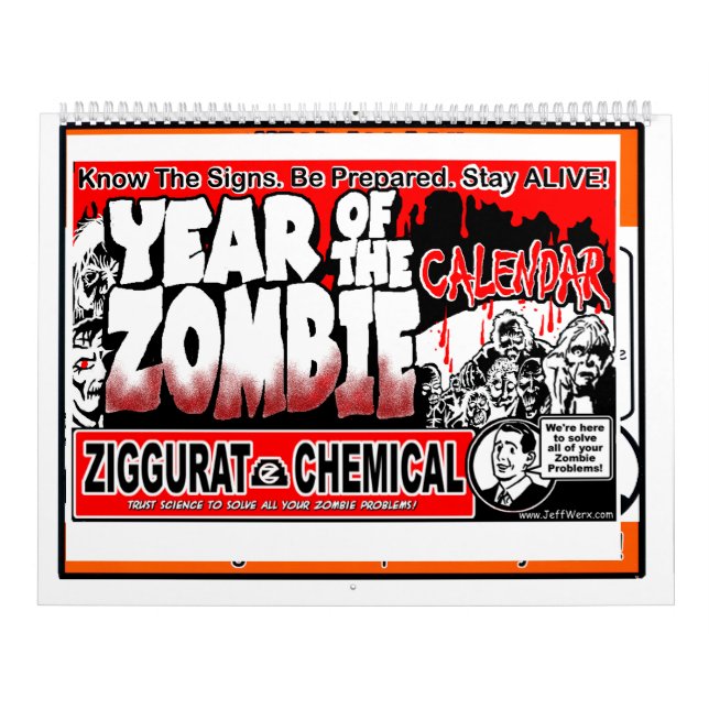 IN THE EVENT OF A ZOMBIE ATTACK Calendar Kalender (Titelbild)