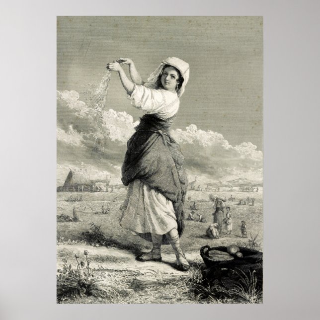 In the Fields - J G Chapman - 1861 Poster (Vorne)