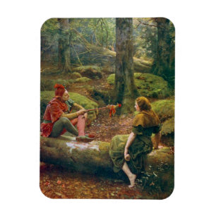 In The Forest Of Arden, c. 1892 von John Collier Magnet