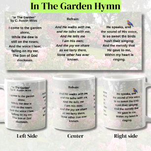 In The Garden Christliches Kirchenlied Kaffeetasse