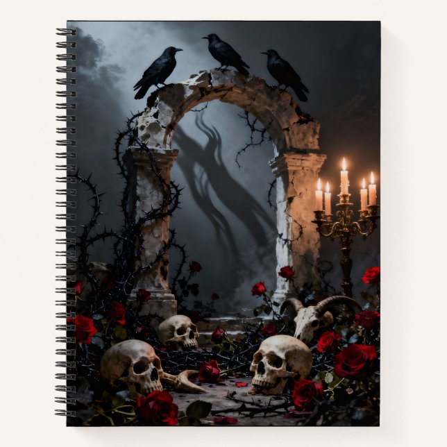 In the Ruins Notizbuch (Vorderseite)