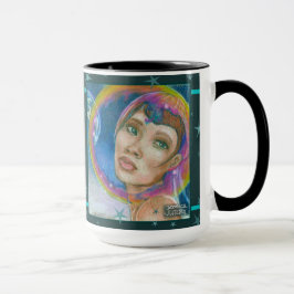 In the World Beyond Space Fantasy Portrait Tasse