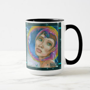 In the World Beyond Space Fantasy Portrait Tasse