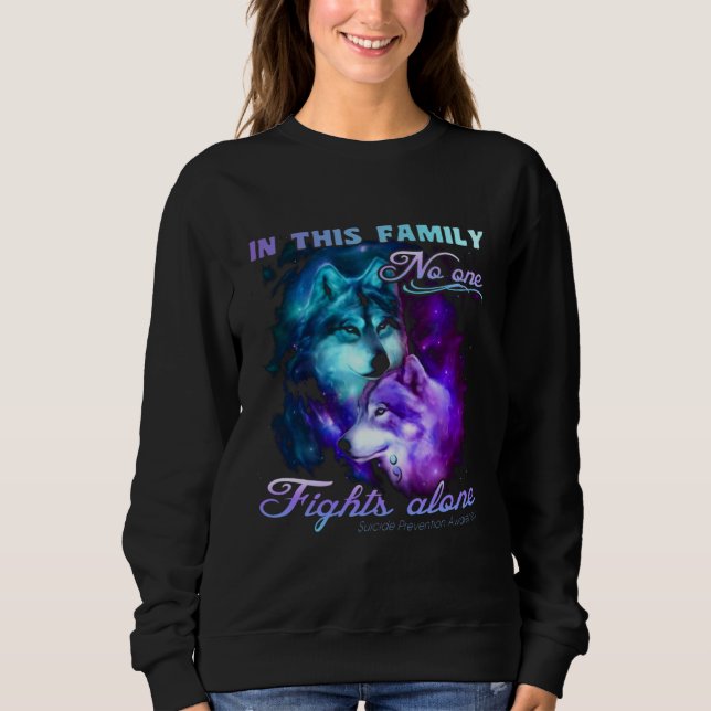In This Family No One Fights Alone Sweatshirt (Vorderseite)