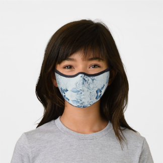 In Tissu Premium Masque ClaudiasCoolStuff Bleu pour enfants/adultes