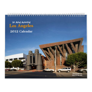 In und um Kalender Los Angeless 2012