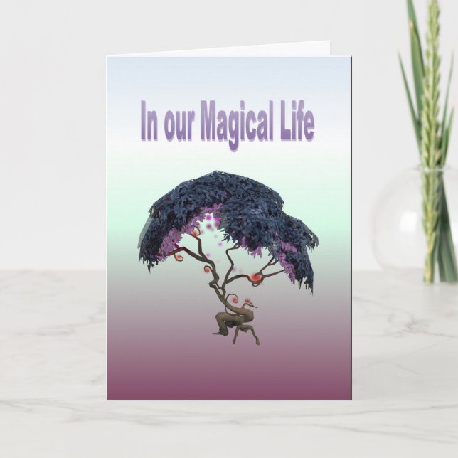 In unserem magischen Leben Karte (Vorderseite)