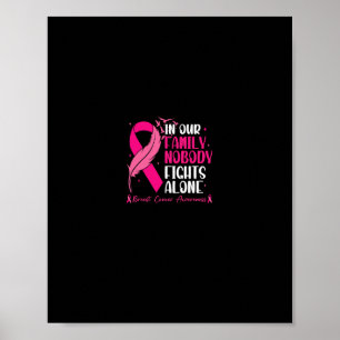 In unserer Familie kämpft niemand allein - Brustkr Poster