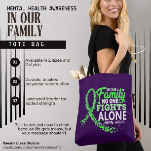 "In unserer Familie" Tote-Bag für psychische Gesun Tasche