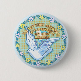 In unserer Herz-Gedenkschaltfläche Button