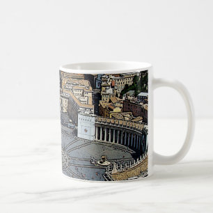In Vatikan Kaffeetasse