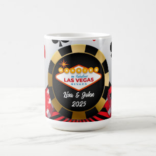 In Vegas geheiratete Poker-Chip-Tasse  Kaffeetasse