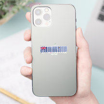 In Victoria Barcode-Flaggenaufkleber